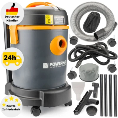 MARKENLOS Poolsauger Teichsauger Schlammsauger 25L Nass Trockensauger Pool Reiniger 1600W