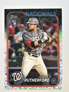 2024 Topps Blake Rutherford Rookie All-Star Game Foil #637 Washington Nationals - Picture 1 of 2