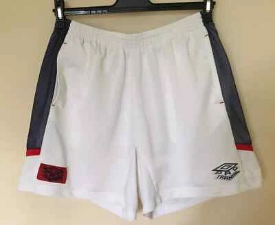 PANTALONES CORTOS UMBRO PRO TRAINING VINTAGE AÑOS 90 FÚTBOL FÚTBOL PLANTILLA ESTILO INGLATERRA Foto 1 de 4
