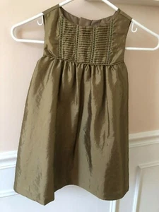 Preloved DKNY Girl's Dress size 4, Dark Olive - Picture 1 of 8