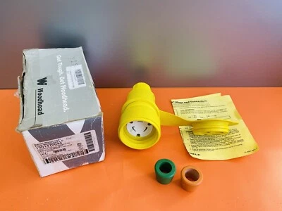 daniel Woodhead Connector Watertitte Nema L5-20 20A 125V Yellow 1301470044  - Image 1 of 4