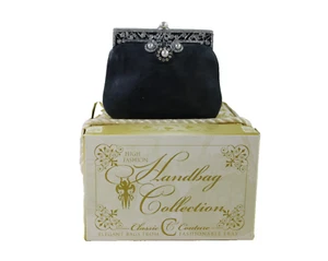 Classic Couture High Fashion Ophelia Fashion Mini Handbag Black - Picture 1 of 6