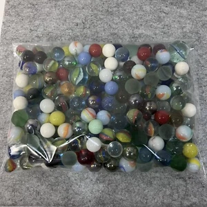 Vintage CatEye, Milk Glass Etc. Glass Marbles At Least One Shooter Marble 1+lb - Picture 1 of 4