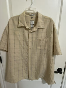 Men’s Geoffrey Beene Dress Shirt -Size 18/18.5  XXL￼ Short Sleeve