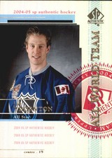 2004-05 SP Authentic Hockey #99 Joe Thornton All World Star Team