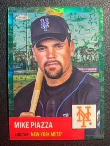 2022 Topps Chrome Platinum Anniversary Toile Green - Mike Piazza /99 #240 - Picture 1 of 2