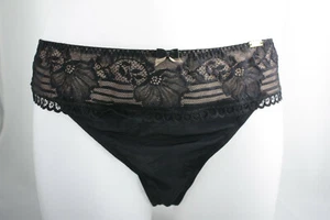 Ultimo ~ SEVILLE ~ thong BNWT black/bronze UK 18 - Picture 1 of 2