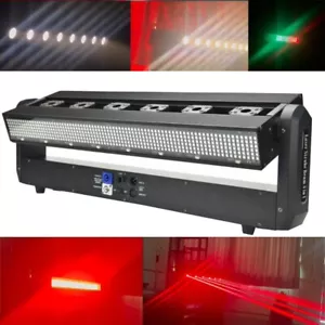 Matrix Red Laser Beam Strobe Light Bar DJ Stage Light 3in1 LED Beam Moving Head - Picture 1 of 10