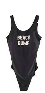 Motherhood Umstandsbadeanzug Large schwarz weiß Strandbauch 1-teilig Tank Schwimmen - Bild 1 von 13