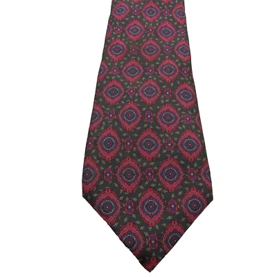John Henry Men's Neck Tie W:3.75" BY L:59" Pink 100% Silk Made in USA - Image 1 of 4