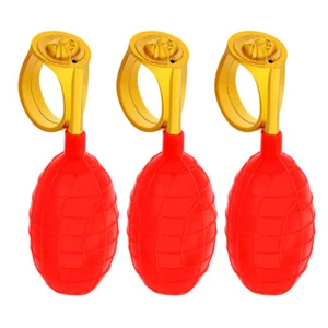 3 Pcs Whole Person Water Spray Ring Red Toys April Fools' Tricky - Picture 1 of 12