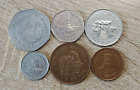 Jersey set 6 coins 50+20+10+5+2+1 penny 1990-1997