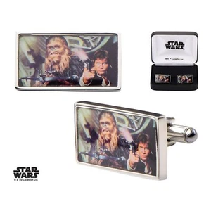 Manschettenknöpfe Star Wars Han Solo Chewbacca Star Wars official cufflinks - Bild 1 von 1