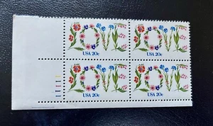 1982 US LOVE 20c Plate Block Stamp Sc#1951 - Picture 1 of 2