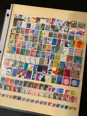 Coleção mundial de selos da Holanda em 2 páginas de estoque - M&U 1397 - Imagem 1 de 3