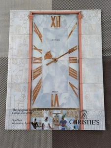 Christie’s New York – Egyptian Temple Gate Clock Cartier – April 1991 - Imagen 1 de 1