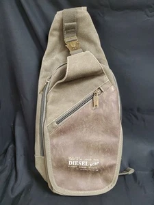 Diesel Gorpcore Backpack Sling Multi-Pockets Crossbag Military Green NEW - Picture 1 of 12