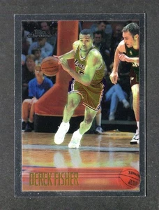Derek Fisher L.A. Lakers NBA Basketball Rookie Card RC #206 1996-97 Topps Chrome - Picture 1 of 2