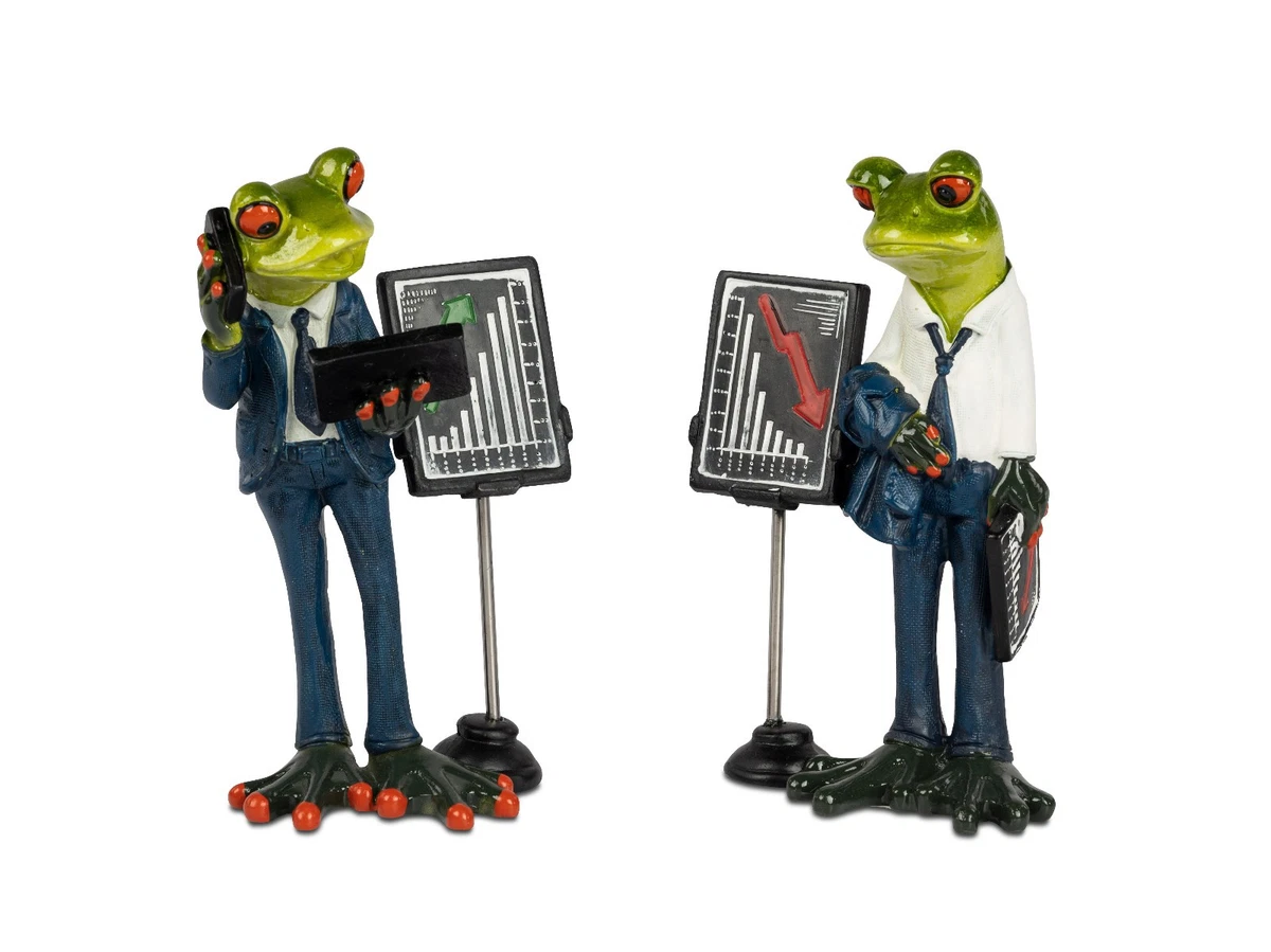 Niedliche Froschfigur Aus Kunstharz – Garten-Deko, Ca. 15 Cm, Wasserfest Für Draußen & Innen
