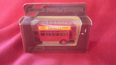 NIB Matchbox Models Of Yesteryear 1922 AEC Omnibus Double Decker 1:48 Y23 - Image 1 of 2