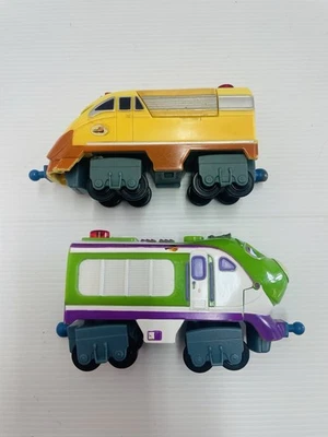 Chuggington Trains Tomy Learning Curve 2010 interactive Motorised Set Of 2. - Image 1 of 4