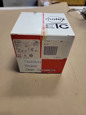 NC1610 Molex 16-10 Wire Cap Qty 500  - Image 1 of 4