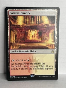 Sacred Foundry - Ravnica Remastered - RVR NM NP MTG 285 Land - Bild 1 von 2