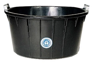 Jopa Spezialkübel oval schwarz 90 L - 1319501 - Bild 1 von 4