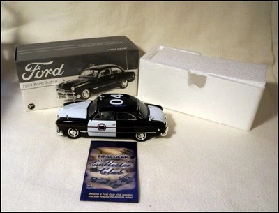First Gear 1949 Ford Tudor Sedan Peosta Iowa Police Car New Old Stock #Z896 - Image 1 of 4