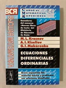 Ecuaciones diferenciales ordinarias. Breve exposición del material teórico y pro - Imagen 1 de 1