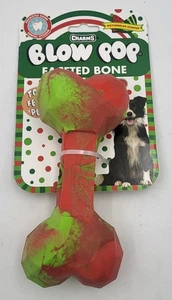 Tootsie Charms Blow Pop Osso Sfaccettato Giocattolo per Cani - Nuovo - Foto 1 di 5