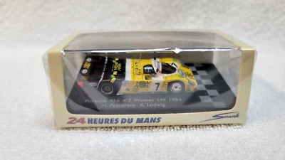 Sold-Out 1/87th Spark (Germany) Porsche 956 longtail; 1984 24 hrs LeMans winner - Image 1 of 2