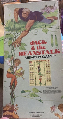 Vintage Jack And The Beanstalk Memory Game 1976 Cadaco Inc No 515  - Image 1 of 4
