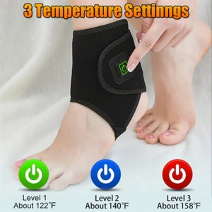 Ankle Heating Pad Achille Tendonitis and Plantar Fasciitis Relief 3Heating Modes - Picture 1 of 13
