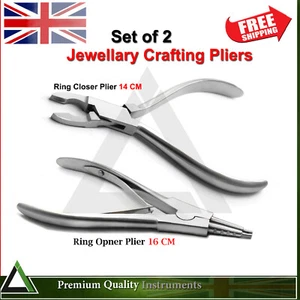 Professional Ring Opening And Ring Closing Pliers Jewelers Body Piercing Tools - Picture 1 of 3