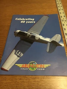 Arlington Fly-In 1969-2008 Celebrating 40 Years Brochure Catalogue Schedule - Picture 1 of 9