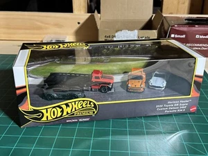 Hot Wheels Premium Collector Display Sets, Supra Datsun Porsche & Horizon Hauler - Picture 1 of 4