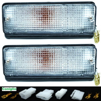 COROLLA KE70 TE71 1983 1984 CLEAR BUMPER PARKING TURN SIGNAL LIGHT LAMP   - Image 1 of 4