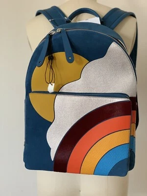 Mochila grande de cuero Anya Hindmarch Silver Cloud Foto 1 de 4