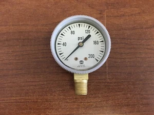 Ametek 160656A USG Model P590 Weather Resistant ABS Case Gauge 0-200PSI - Picture 1 of 5