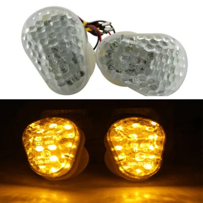 Luz indicadora de pisca-pisca LED para Kawasaki Ninja ZX7R ZX6R 1996-2003 - Imagem 1 de 4