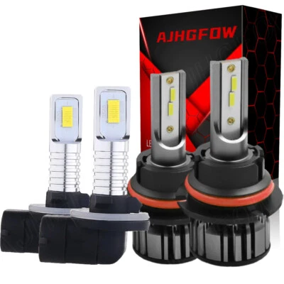 For Nissan Quest 2000-2002 Combo 9007 LED Headlight + 881 Fog Light Bulbs Kit - Image 1 of 4