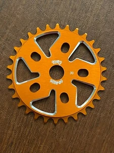 Snap BMX Products Street Chainwheel - Stellar 30t Burnt Orange - Picture 1 of 2