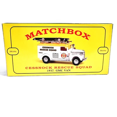 Matchbox GMC Van Cessnock Rescue Van Models of Yesteryear YFE10/SA 1937 Rare - Image 1 of 4