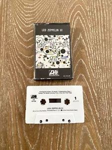 LED ZEPPELIN III Cassette Tape Atlantic Records - Picture 1 of 8