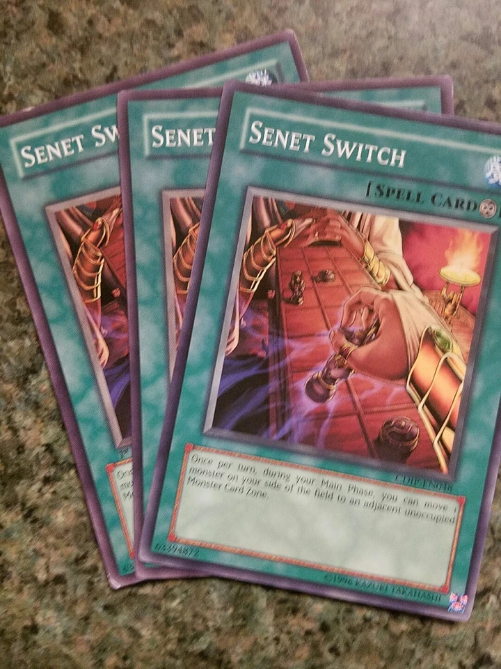 Yugioh 3x Senet Switch - CDIP-EN048!! - Image 1 of 1