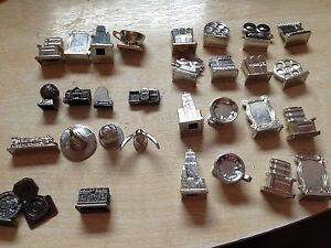 Scene It Metal Playing Pieces Objects Spares Parts Extra Replacement Set 4x DVD