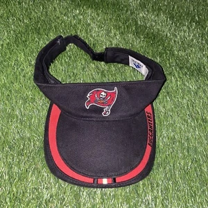 tampa bay buccaneers Visor Hat Adidas Vintage Mens Adjustable Black - Picture 1 of 10
