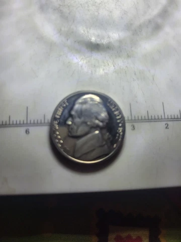 1972 S jefferson Nickel With Doubling Obv=Rev Uncirculated, Full Steps Proof Cover