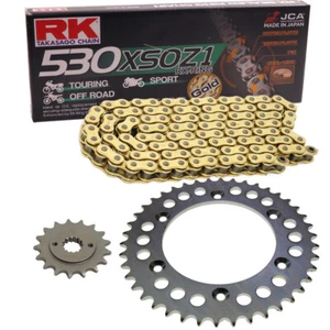 Chain Set Cagiva X-Tra Raptor 1000 01-05 Chain RK GB 530 XSO 106 Open GOLD - Picture 1 of 4